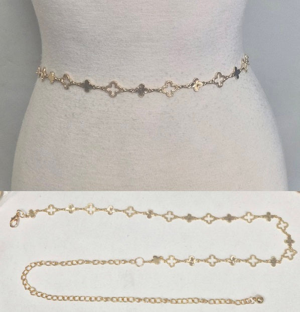 Fashion Clover Chain Belt #JT20481 - Multiple Colors (PC)