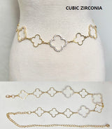 Fashion Open Clover Chain Belt #JT20484 - Multiple Colors (PC)