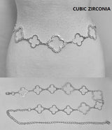 Fashion Open Clover Chain Belt #JT20484 - Multiple Colors (PC)