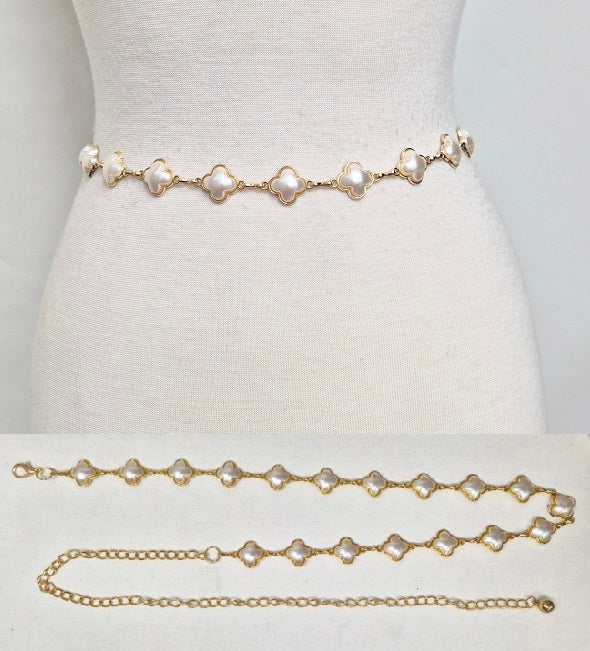 Fashion Clover Chain Belt #JT20486 - Multiple Colors (PC)