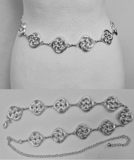 Fashion Statement Chain Belt #JT20491 - Multiple Colors (PC)