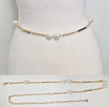 Fashion Pearl Waist Chain Belt #JT20508 - Multiple Colors (PC)