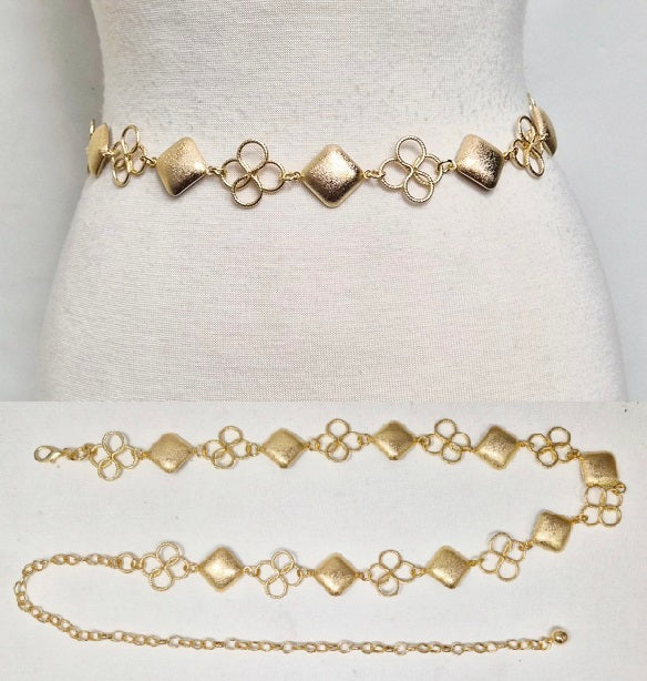 Fashion Diamond Chain Belt #JT20538 - Multiple Colors (PC)