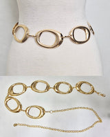 Fashion Statement Chain Belt #JT20574 - Multiple Colors (PC)