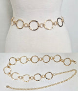 Fashion Open Circle Chain Belt #JT20579 - Multiple Colors (PC)
