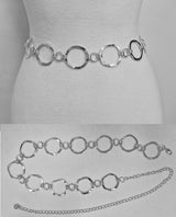 Fashion Open Circle Chain Belt #JT20579 - Multiple Colors (PC)