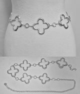 Fashion Large Open Clover Chain Belt #JT20581 - Multiple Colors (PC)