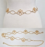 Fashion Open Flower Chain Belt #JT20583 - Multiple Colors (PC)