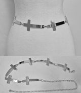 Fashion Cross Chain Belt #JT20591 - Multiple Colors (PC)
