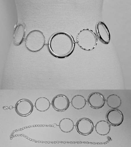 Fashion Open Circle Chain Belt #JT20614 - Multiple Colors (PC)