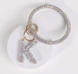 Fashion Wristlet Initial Keychain (PC)