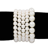 Layered Pearl Bracelet #KB2189 (PC)