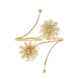 Flower Bangle Bracelet #KB2220 (PC)