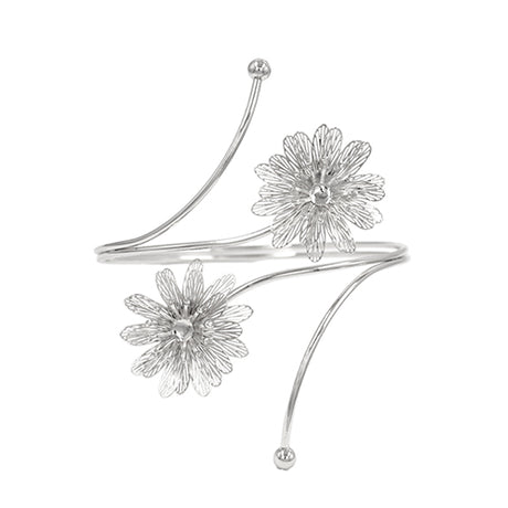 Flower Bangle Bracelet #KB2220 (PC)