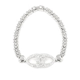 Fashion Double Loop Link Bracelet #KB2253 - Multiple Colors (PC)