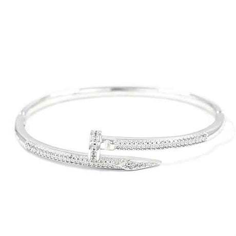 Fashion Pavé Bangle Bracelet #KB2254 - Multiple Colors (PC)
