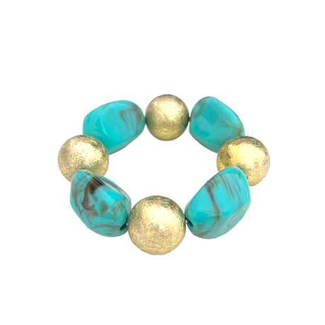 Fashion Bead Mix Bracelet #KB2312 - Multiple Colors (PC)