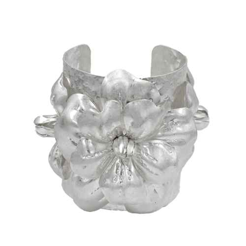 Fashion Flower Cuff Bracelet #KB2321 - Multiple Colors (PC)