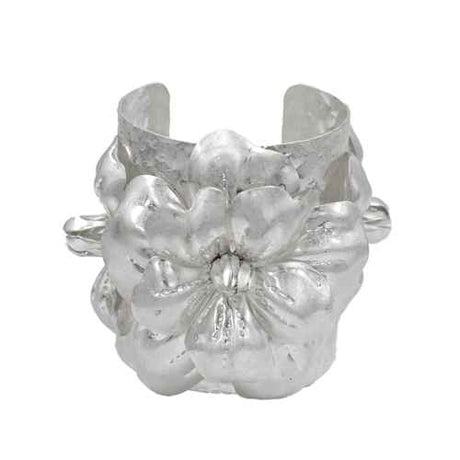 Fashion Flower Cuff Bracelet #KB2321 - Multiple Colors (PC)