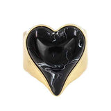 Fashion Heart Bangle Bracelet #KB2324 - Multiple Colors (PC)