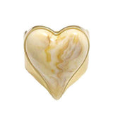 Fashion Heart Bangle Bracelet #KB2324 - Multiple Colors (PC)