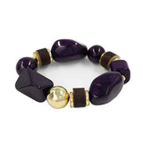 Fashion Multi-Tone Bead Stretch Bracelet #KB2329 - Multiple Colors (PC)