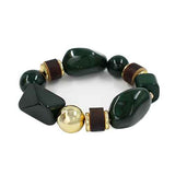 Fashion Multi-Tone Bead Stretch Bracelet #KB2329 - Multiple Colors (PC)