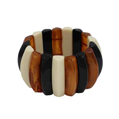 Fashion Multicolor Stretch Bead Bracelet #KB2350MLT (PC)