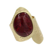 Fashion Cuff Bracelet W/Large Stone #KB2372 - Multiple Colors (PC)