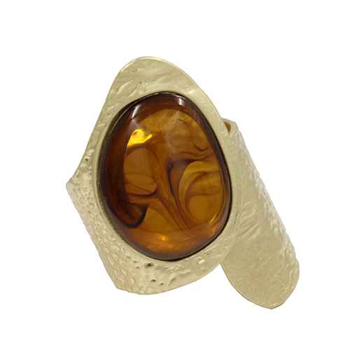 Fashion Cuff Bracelet W/Large Stone #KB2372 - Multiple Colors (PC)