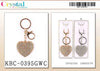 Fashion Heart Keychain #KBC0395GWC (12PC)