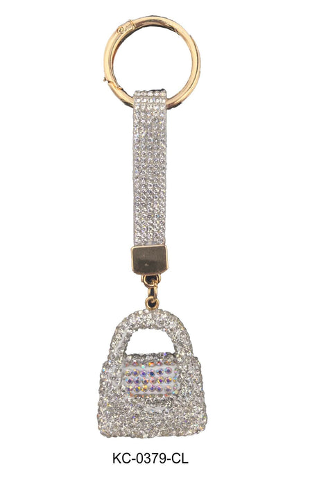 Fashion Rhinestone Keychain #KC0379 - Multiple Colors (PC)