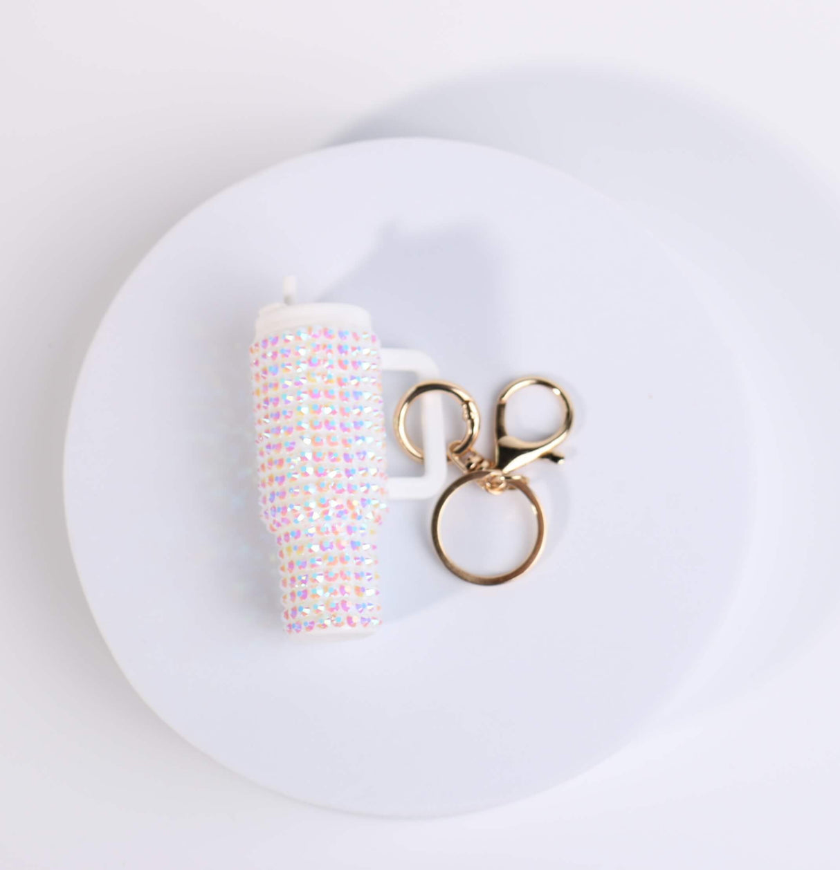 Fashion Rhinestone Cup Keychain #KC0353 - Multiple Colors (PC)