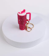 Fashion Rhinestone Cup Keychain #KC0353 - Multiple Colors (PC)