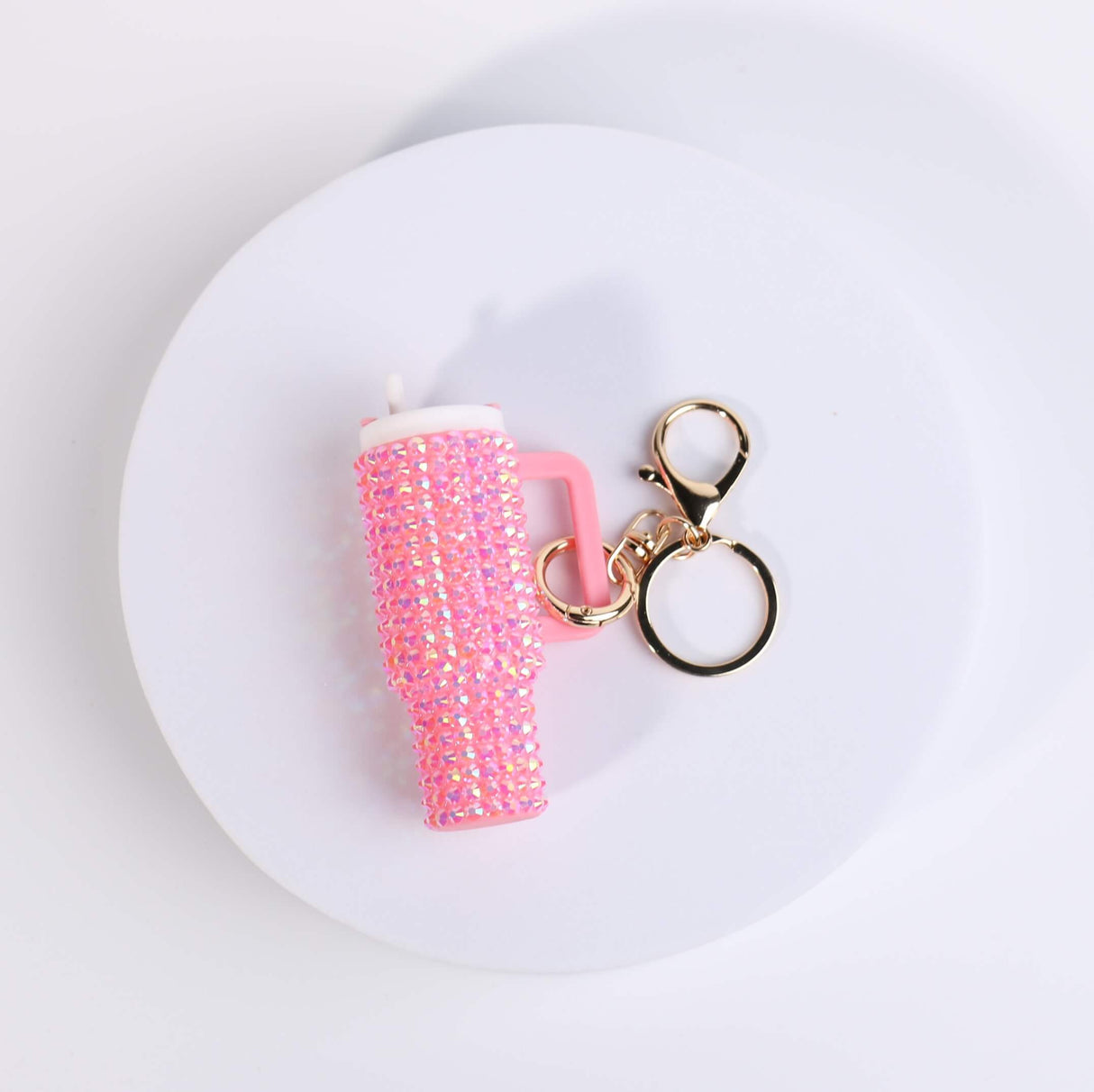Fashion Rhinestone Cup Keychain #KC0353 - Multiple Colors (PC)