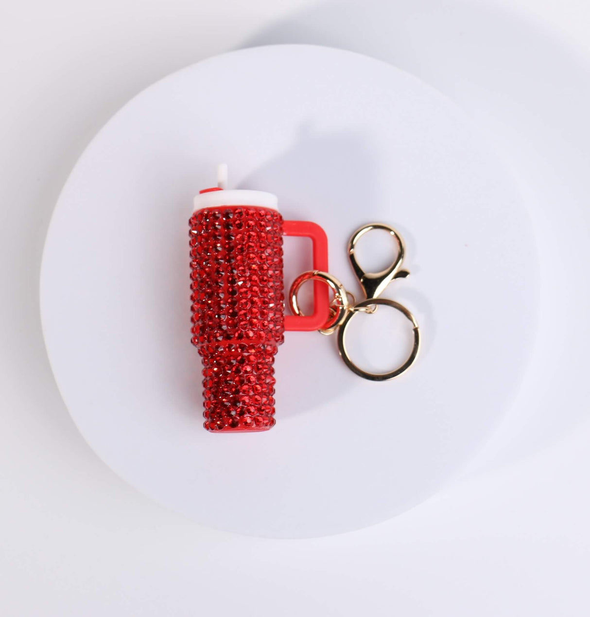 Fashion Rhinestone Cup Keychain #KC0353 - Multiple Colors (PC)