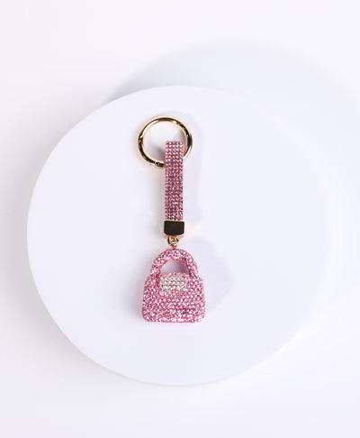 Fashion Rhinestone Keychain #KC0379 - Multiple Colors (PC)