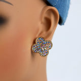 Fashion Design Clover Earrings #KE1048 - Multiple Colors (PC)