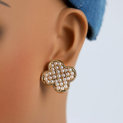 Fashion Design Clover Earrings #KE1048 - Multiple Colors (PC)
