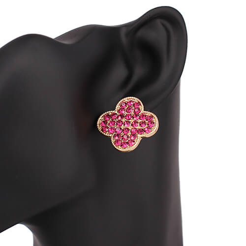 Fashion Design Clover Earrings #KE1048 - Multiple Colors (PC)