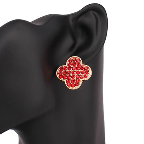 Fashion Design Clover Earrings #KE1048 - Multiple Colors (PC)