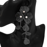 Large Flower Drop Earring #KE1067 (PC)
