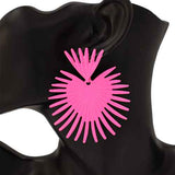 Fashion Matte Statement Sunburst Earrings #KE1068 - Multiple Colors (PC)