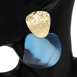 Fashion Statement Dangle Earrings #KE1112 - Multiple Colors (PC)