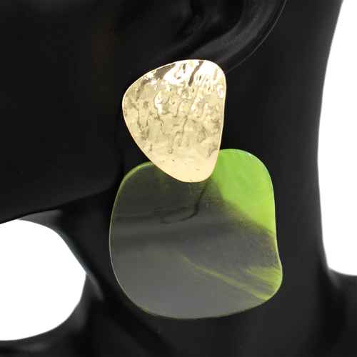 Fashion Statement Dangle Earrings #KE1112 - Multiple Colors (PC)
