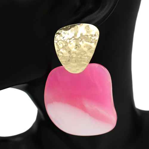 Fashion Statement Dangle Earrings #KE1112 - Multiple Colors (PC)