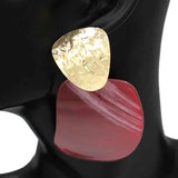 Fashion Statement Dangle Earrings #KE1112 - Multiple Colors (PC)
