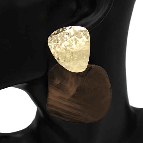 Fashion Statement Dangle Earrings #KE1112 - Multiple Colors (PC)