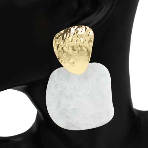 Fashion Statement Dangle Earrings #KE1112 - Multiple Colors (PC)