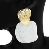 Fashion Statement Dangle Earrings #KE1112 - Multiple Colors (PC)